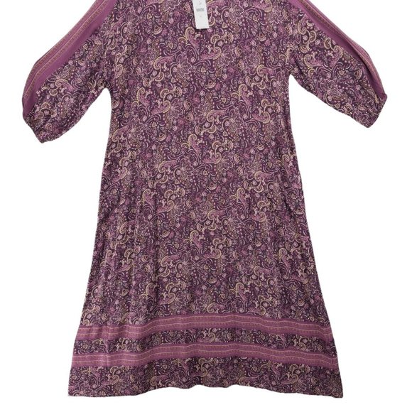 J. Jill Pink and Purple Bishop Sleeve Sundress - Picture 3 of 9